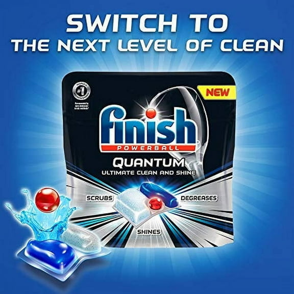 Finish All In 1 Gelpacs, Orange 54 Tabs, Dishwasher Detergent Tablets (Pack of 4)