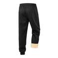 thumbnail image 4 of LNZGNM Winter Pants for Men Outdoor Warm Fleece Lined Pants Elastic Waist Athletic Track Jogger Pant Lounge Winter Insulated Pant Mens Sweatpants, Black L, 4 of 7