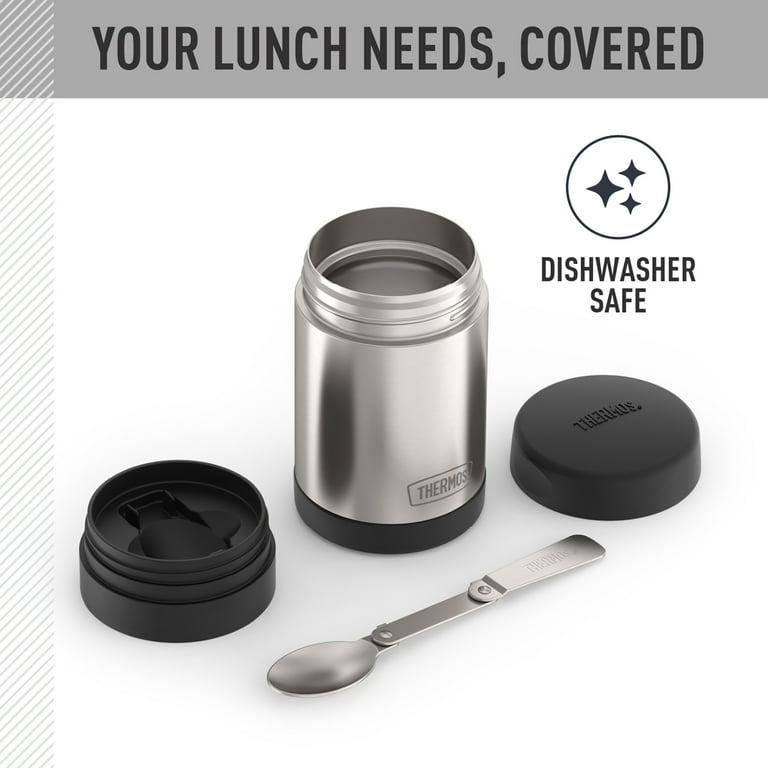 Thermos 16oz Insulated Food Jar with Folding Spoon Thermos 16oz Insulated Food Jar with Folding Spoon