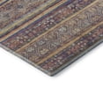 thumbnail image 3 of Addison Rugs Mayfield Premium Machine Washable Transitional Stripes Blue Rectangle Rug, 8' X 10' Machine Washable Transitional Stripes Blue Oversized Sherpa Throw Blanket, 3 of 7