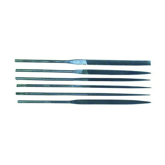 SE 6-Piece Needle File Set (140mm x 3mm Dia.) - 734NF