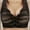 Black, variant on Women Bras Plus Size Casual Front Button Shaping Cup Shoulder Strap Underwire Bra Plus Size Extra-Elastic Wirefree