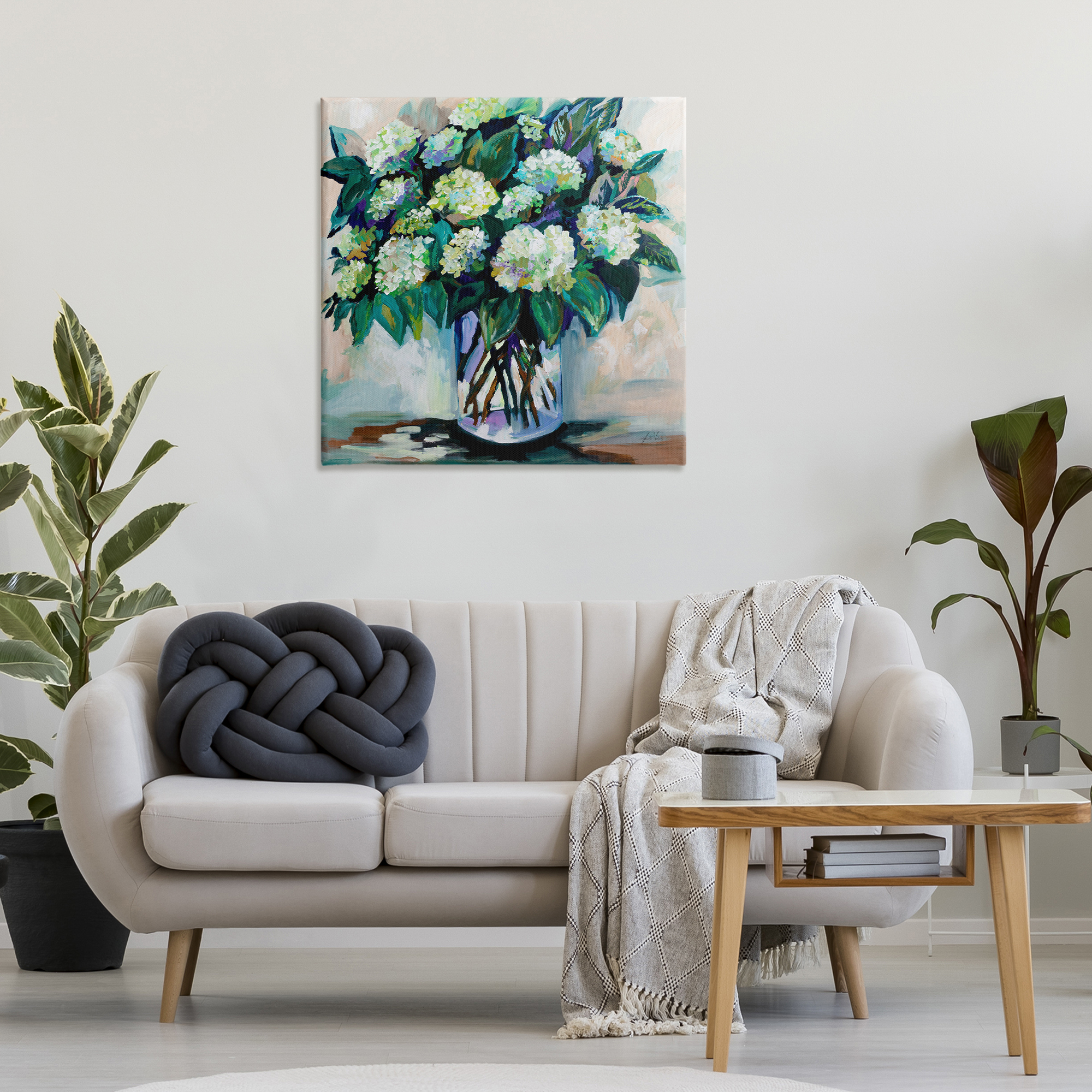 Stupell Industries Full Jaimes Bouquet Botanical & Floral Painting Gallery Wrapped Canvas Art Print Wall Art, 30 x 30