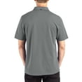 thumbnail image 2 of Men's Cutter & Buck Gray San Francisco 49ers Big & Tall Advantage Refresh Epic Confidence Recycled Tri-Blend Pique Polo, 2 of 2
