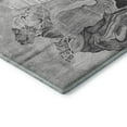 thumbnail image 3 of Addison Rugs Mayfield Premium Machine Washable Transitional Abstract Gray Rectangle Rug, 5' X 7'6" Machine Washable Transitional Abstract Gray Oversized Sherpa Throw Blanket, 3 of 7
