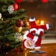 thumbnail image 4 of Muñeca eléctrica de Papá Noel juguete de peluche electrónico de baile Wdftyju música giratoria HipHop invertido vacaciones de Navidad, 4 of 9