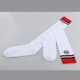 thumbnail image 3 of mmirethe Bas de Golf Femmes Surchaussettes Cuisse Hautes Rayures Chaussettes École de Golf Rouge 46-55cm 1Set, 3 of 6