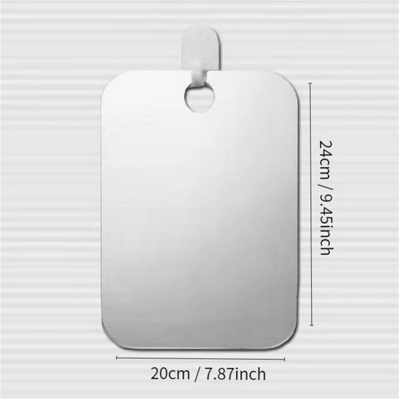TopLLC Shower Mirror Fogless For Shaving Medium Mirror For Wall Hanging Frameless Portable Travel Camping Mirrors Shatterproof Handheld Locker Shave mirrors products