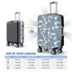 thumbnail image 4 of Balery Blue Bathroom Funda de equipaje, fundas para maletas, elástica, lavable, protector de maletas, compatible con maletas de 18 a 32 pulgadas-Large, 4 of 7