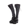 thumbnail image 1 of Wweixi Mode Genou Haut Talon Mignon Adorable Bandage Résistant à l'Usure Imperméable Chaussures Accessoires Poupée Belles Chaussures Poupées, 1 of 6