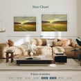 thumbnail image 4 of Elephant Stock Light Across The Meadow I Wall Art - Horizontal Canvas Wall Art - Living Room Wall Decor - Abstract Canvas - Brown And Green Decor By Sheila Finch - 39" x 26", 4 of 8