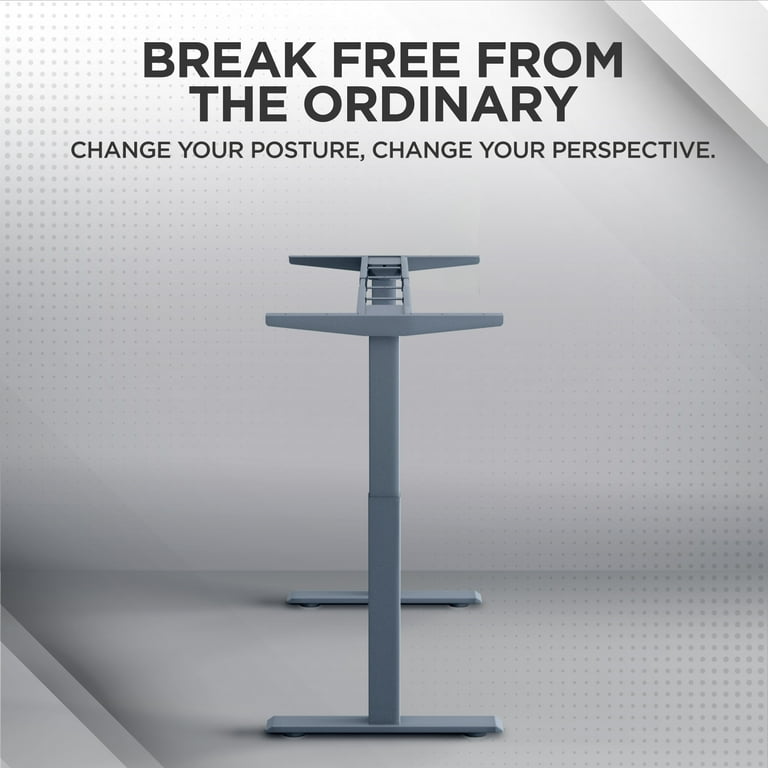 Rise Up Standing Desk Legs Dual Motor Standing Desk Frame with