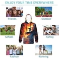thumbnail image 5 of Easygdp Sunset Surfing Silhouette Boys Hoodie Kids Sweatshirt Youth Pullover With Hood-Small, 5 of 6