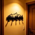 thumbnail image 3 of Decorative Metal Wall Hanger for Entryway Key Organization and Kitchen Bathroom Towel Storage Rack, 3 of 5