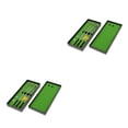 thumbnail image 4 of Ruiboury Stylish for Golf Pen Set Desktop Game with Putting Green and Flag Ballpoint Pens Yellow 2Set, 4 of 6