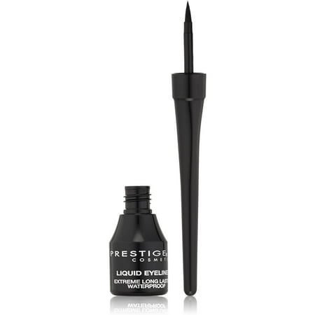 Cosmetics Liquid - Prestige Cosmetics Liquid Eyeliner, Black 0.10 oz (Pack of 2)
