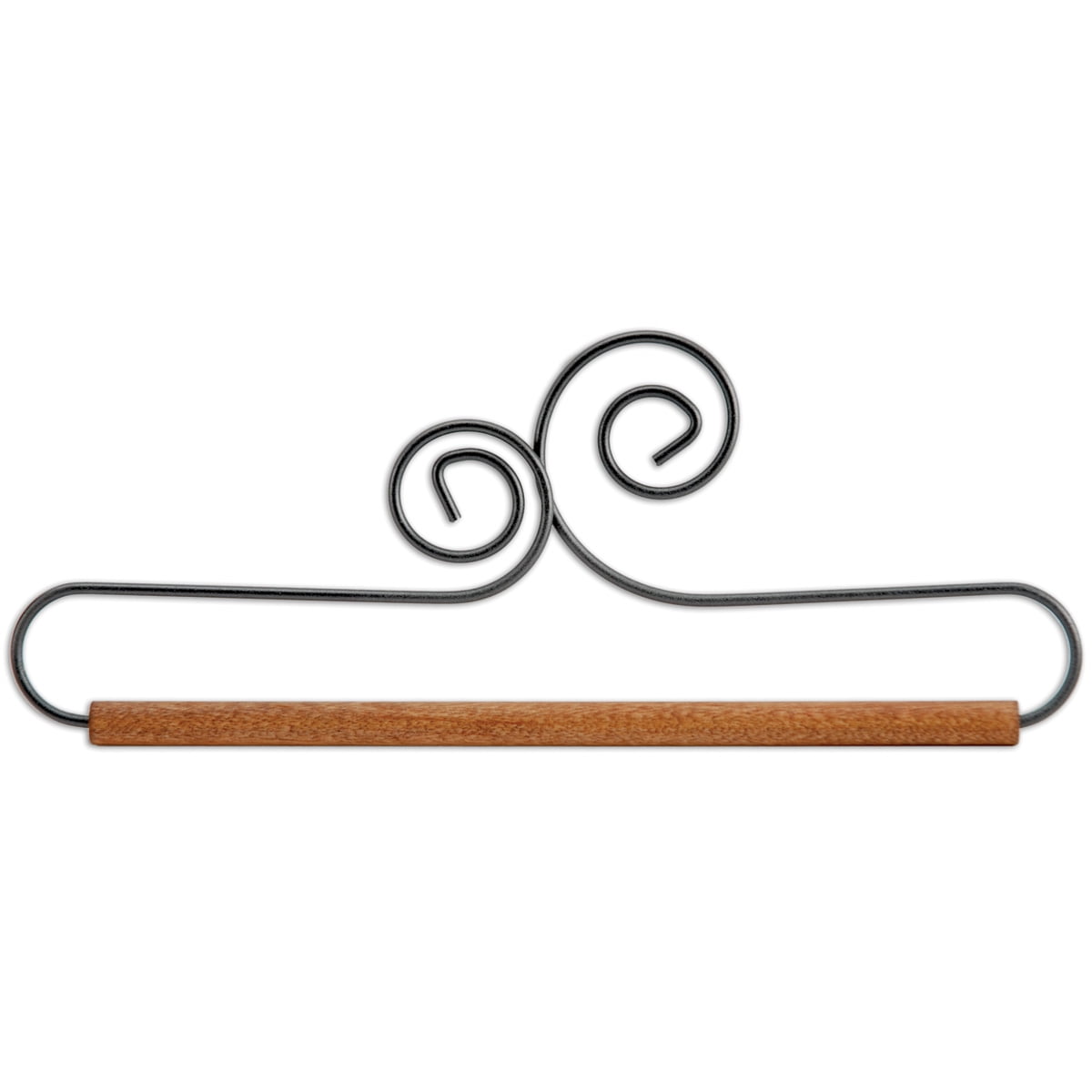 Fabric Holder W/8" DowelDouble Scroll