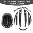 thumbnail image 4 of SLANIGIRO Adult Bike Helmet with Light - Commuter Bicycle Road Cycling Helmet with Replacement Pads for Men Women M(55-58cm), 4 of 6