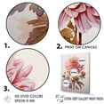thumbnail image 3 of Designart "A Dance Amidst Pink Dahlias" Dahlia Floater Framed Canvas Art Print, 3 of 5