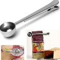 thumbnail image 3 of Coffee Scoop Clip Stainless Steel Tablespoon Coffee Spoon With Long Handle Multifunction Sealing Bag Clip For Tea Coffee Instant Drinks, 3 of 5