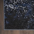 thumbnail image 6 of Nourison Passion Light Blue/Black 5'3" x 7'3" Area Rug, Boho, Abstract, Bed Room, Living Room, Dining Room, Kitchen, , Easy Cleaning, Non Shedding (5' x 7'), 6 of 9