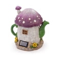 thumbnail image 7 of Dawhud Direct | Mushroom Teapot Gnome Fairy House Solar Powered Led Outdoor, 7 of 7