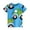 Blue, variant on Vedolay Crop Tops For Boy Boys Short Sleeve Polo Shirt Cartoon Dinosaur Printed Kids Tops,Blue 6-7 Years