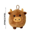 thumbnail image 2 of Cute Cow Stuffed Animal Keychain Option - Soft Cuddly Bull for Kids and Adults - Piece, 2 of 5