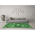 thumbnail image 3 of Ahgly Company Indoor Rectangle Persian Emerald Green Traditional Area Rugs, 5' x 7', 3 of 4