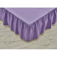 thumbnail image 2 of King Size Super Soft Solid Brushed Microfiber 14" Gathered Bed Skirt Lavender Color, 2 of 3