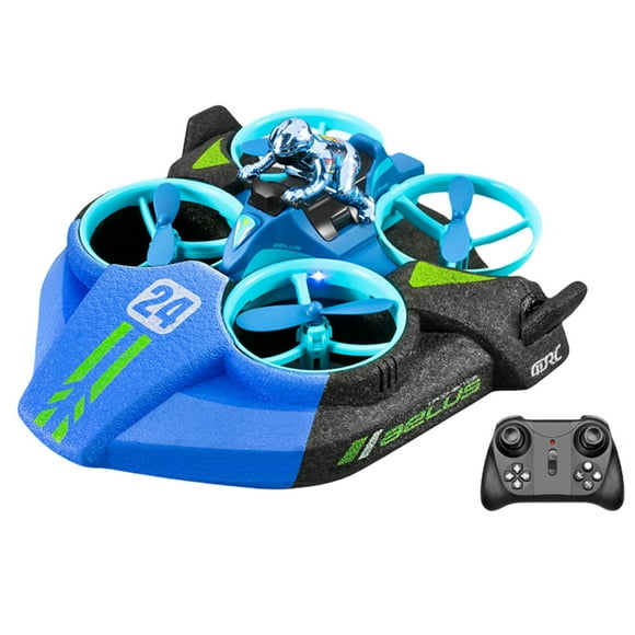 Jindong RC Boat Remote Contoal Drones Car Toys for Kids Age 8 24G Sea Land 4 Quadcopter Boat RC Helicopter Rechargeable Pool for Boys Girls