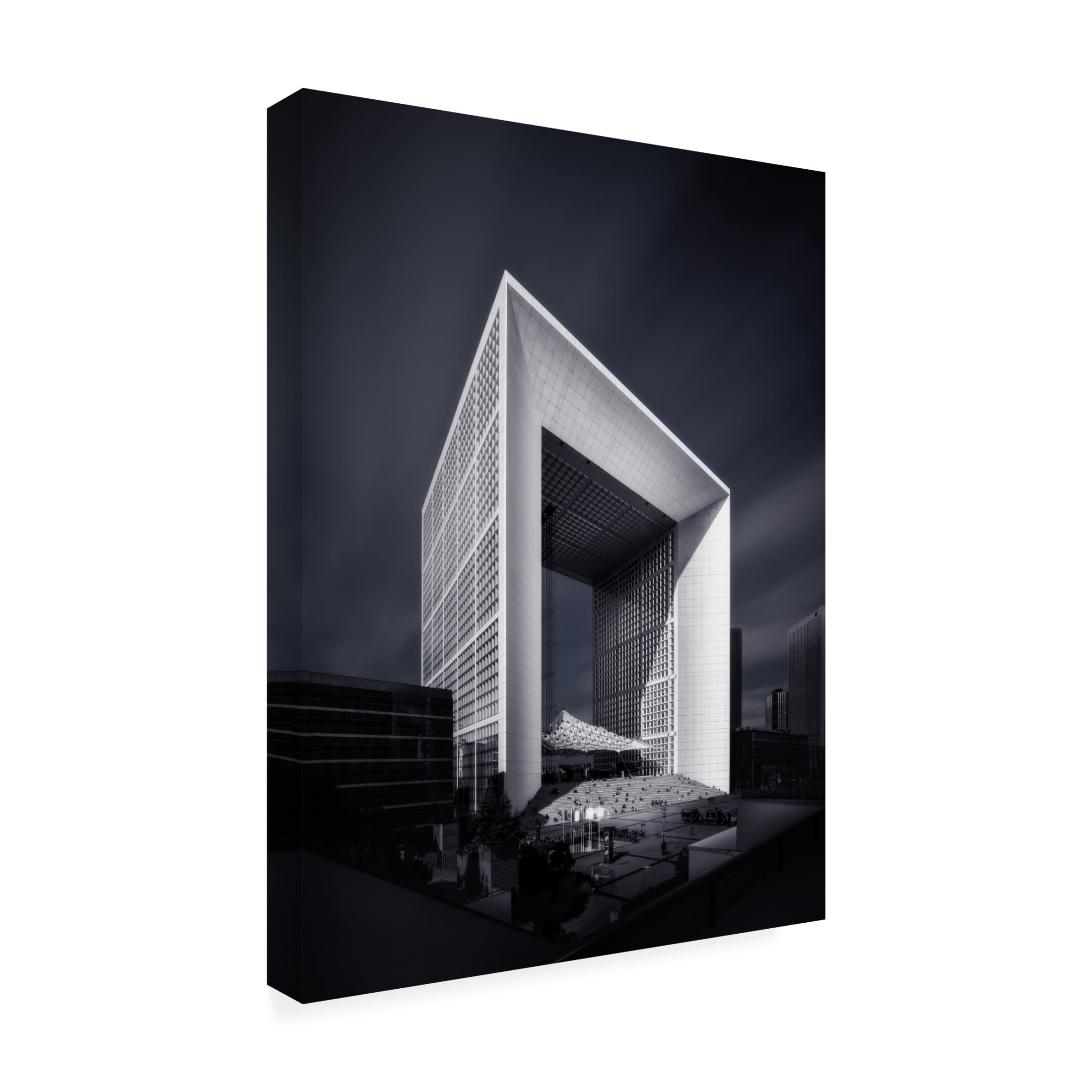 Trademark Fine Art Ute Scherhag La Grande Arche Ii Canvas Wall Art