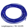 thumbnail image 2 of Uxcell Heat Shrink Tubing 1/4"(6mm) Dia 10mm Flat Width 2:1 rate 7m Blue, 2 of 5