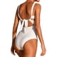 thumbnail image 2 of Gibobby Traje de Baño Sexy Bikini 2023 traje de baño de mujer recortado cintura alta Sexy Halter Bikini traje de baño(Blanco,XL), 2 of 4