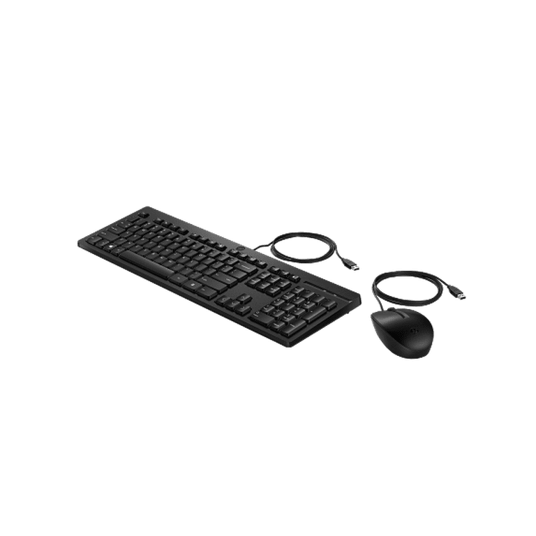 HP 225 Ergonomic Wired PC Mouse and Keyboard Combo