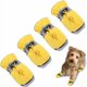 thumbnail image 1 of protectores de patas para zapatos de perro, botas para mascotas (amarillo, talla 3), 1 of 1