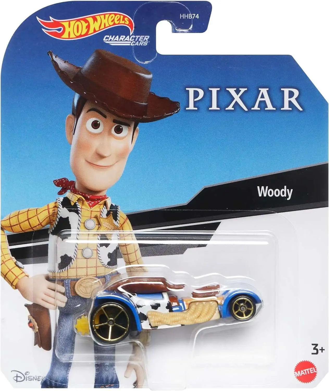Hot Wheels Toy Story Character Cars, Woody and Buzz Lightyear Die-Cast Vehicles, Disney Pixar Collection, Ages 3+