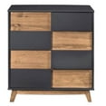 thumbnail image 2 of Manhattan Comfort 31.49" Wide Dresser 2.0 In Dark Grey and Natural Wood CS92709, 2 of 3