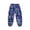 Navy1, variant on Kids Waterproof Rain Pants with Reflective Strips Elastic Waist Windproof Trousers for Boys Girls Ages 3-12