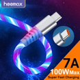 thumbnail image 1 of 7A 100W flujo luminoso USB tipo C Cable para Huawei P50 Honor 3A carga rápida USB C cargador Cable de datos para Xiaomi Samsung iPhone Dengxun unisex, 1 of 1