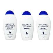 Shower to Shower Absorbent Body Powder, Sport, 8 Ounce Bottles (Pack of 3)