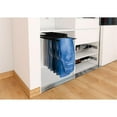 thumbnail image 5 of TUHOME stainless steel Pull Out Trousers Rack 11 Arms Black Clothes Organizer, 5 of 7