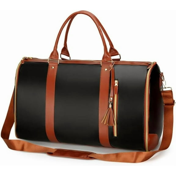 Travel Bag with Wheels Compact Carry On Duffel with Compartments Water Resistant Weekender Luggage for Business and Leisure Trips