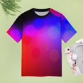 thumbnail image 5 of Colorful Dots T Shirts Basic T-Shirt Short Sleeve Ladies Tee Shirt Summer Graphic Clothing, 5 of 5