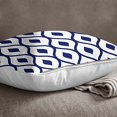 thumbnail image 3 of S4Sassy Blue Geometric Printed Home Decorative Designer Cushion Cover Pillow Case-12 x 12 Inches, 3 of 5