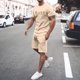 thumbnail image 2 of Playeras Interiores Hombre Cuello V Moda Masculina Primavera Y Verano Casual Manga Corta Cuello Redondo Color Sólido Camiseta Superior, 2 of 4