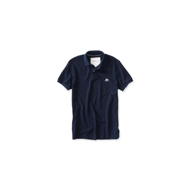 Aeropostale Mens A87 SS Rugby Polo Shirt, Azul, X-Large Aeropostale polo, rugbi
