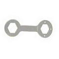 thumbnail image 4 of COMOK Washing Machine Repair Tool Double Ended Silver Tone Metal 36mm 38mm Hex Wrench Hexagon Spanner, 4 of 4