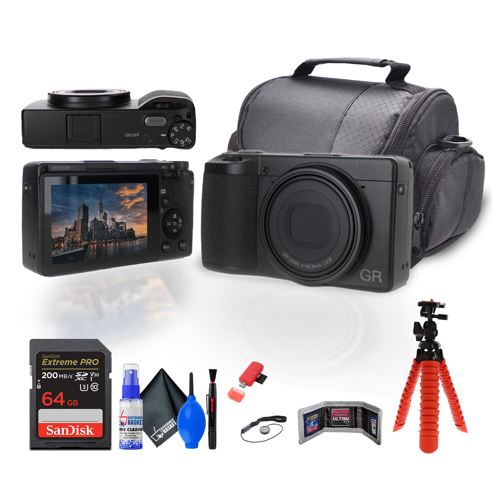 Ricoh GR III HDF Digital Camera Bundle with Accessories - Walmart.ca