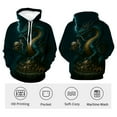 thumbnail image 4 of QTAGTESS Novelty Men's Chinese Dragon Graphic Hoodie Anime Mythical Beast Sweatshirts Gothic Fantasy Creature Pullover, 4 of 8